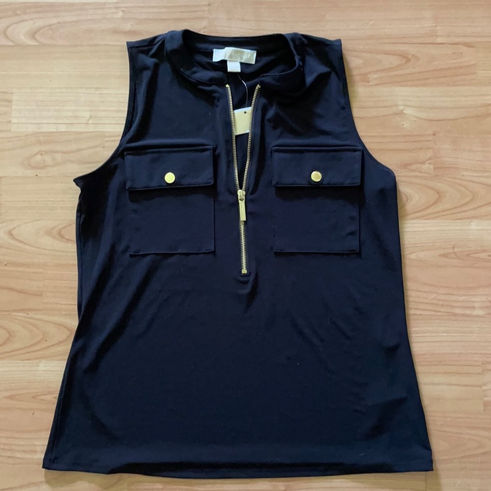 Michael Kors sleeveless shirt NWT